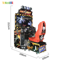 Simulateur de conduite automobile de 42 pouces, jeu d'arcade de course, simulateur de jeu de course automobile d'arcade, simulateur de conduite automobile