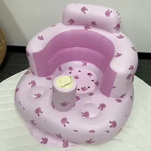 เก้าอี้เป่าลมสำหรับเด็กทารก เก้าอี้และโซฟาเป่าลมสำหรับเด็ก โซฟาเป่าลมสำหรับใช้งานกลางแจ้ง เบาะนั่งพื้นสำหรับเด็กทารก - Product Image 3