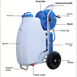 Pulvérisateur électrique agricole de 45 L <span class=keywords><strong>avec</strong></span> désinfection par brumisation, portée de 50 mètres, multi-buses pour utilisation dans les élevages de porcs - Product Image 3
