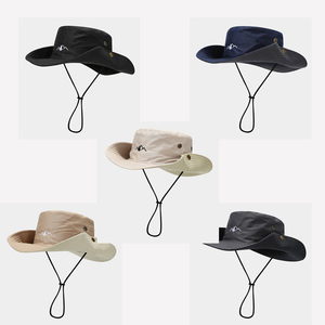 Ngoài Trời Không Thấm Nước <span class=keywords><strong>Boonie</strong></span> <span class=keywords><strong>Hat</strong></span> Rộng Brim Biểu Tượng Tùy Chỉnh Thể Thao Hình Ảnh Thoáng Khí Săn Bắn Câu Cá Safari Mũ Mặt Trời Cho Nam Giới Bán Buôn - Product Image 2