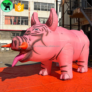 Maiale gonfiabile di pubblicità gigante di Smirk su misura gonfiabile del maiale del partito di evento 4m(L) per la decorazione A8602 della fase - Product Image 2