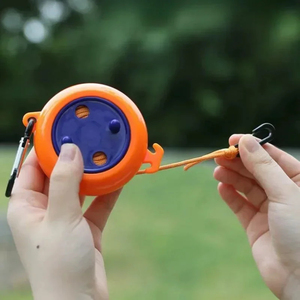 Corde à linge rétractable portable de 10 m/32,8 pi pour le camping en plein air, organisateur de vêtements léger, séchoir à linge de voyage en gros - Product Image 2