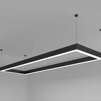Lumières linéaires LED rectangulaires personnalisées pour les solutions d'éclairage de salle de sport