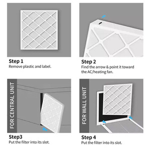 Filtre pliable X8789 MERV 16 16 pouces x 26 pouces x 5 pouces compatible avec le purificateur d'air Lennox <span class=keywords><strong>PureAir</strong></span> PCO16-28 - Product Image 6