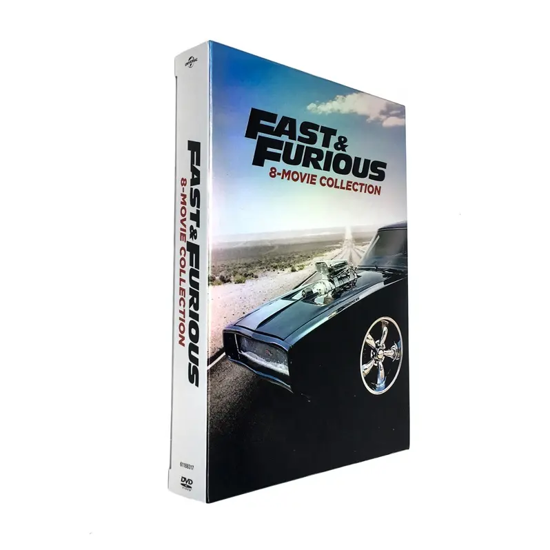 Kostenloser Versand Hersteller DVD BOXED MOVIES TV-Show Film Duplication Fast and Furious Fast & Furious 8 Films ammlung 9DVD