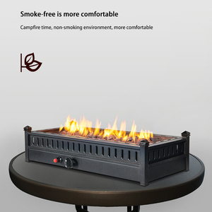 Vườn vuông xách tay hố lửa bảng Top lò sưởi ngoài trời gas hố lửa - Product Image 2