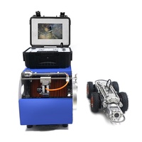 Cámara de Inspección de Tuberías de Alcantarillado de 200-3500 mm con Rotación de 360 Grados °   Robot de Inspección PTZ HD con Resistencia al Agua IP68 y Pantalla LCD de 12 Pulgadas