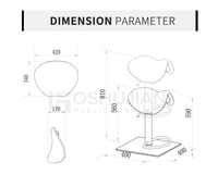 Oshujian fabricants de meubles de laboratoire de laboratoire mobile ordinateur tabouret ESD chaises De Laboratoire