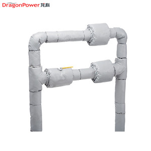 Cubierta de <span class=keywords><strong>aislamiento</strong></span> de tubería extraíble de tamaño personalizado Chaqueta térmica industrial resistente a altas temperaturas - Product Image 1