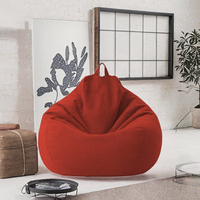 Housse de pouf en tissu de lin doux IStapromo en gros, pouf pour adultes et enfants, style japonais, cadeau populaire