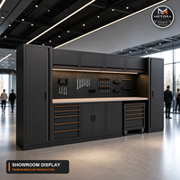 Armoire de travail modulaire en acier à 7 tiroirs pour atelier automobile, robuste, avec double porte, rangement combiné pour garage, OEM