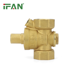 IFAN 1/2 "-4" chủ đề mùa xuân kiểm tra van đồng Swing không trở lại van cung cấp nước Brass kiểm tra van với bộ lọc nhựa - Product Image 6