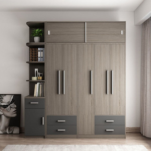 Armoire de chambre moderne BALOM à prix abordable avec serrure et <span class=keywords><strong>clé</strong></span>, dressing en bois pour la maison, designs en bois - Product Image 3