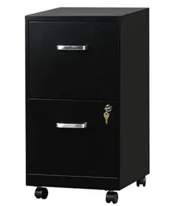 Mobilier de bureau en acier à 2 tiroirs en métal industriel armoire de stockage de fichiers armoire fixe verticale vente en ligne