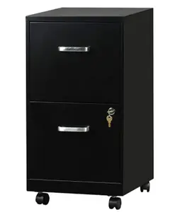 Venda quente Escritório Móveis Aço 2 Gaveta Industrial Metal File Storage Cabinet Armário Fixo Vertical