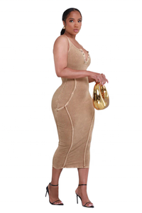 Abiti da donna vestiti da donna aderenti vestito intero da donna - Product Image 5