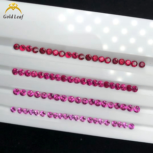 Piedra Preciosa Natural de Zafiro Azul, <span class=keywords><strong>Diamante</strong></span> de Oro, Rubí y <span class=keywords><strong>Esmeralda</strong></span> de Corte Redondo de 2mm para Engaste en Joyería, Pulseras de Tenis y Fabricación de Joyas - Product Image 4