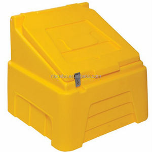 200 litres Premium Gr-it Boxes Bin Durable Hiver Empilable Sel gemme Casiers de sécurité Armoires de réservoir de neige en <span class=keywords><strong>plastique</strong></span> - Product Image 1