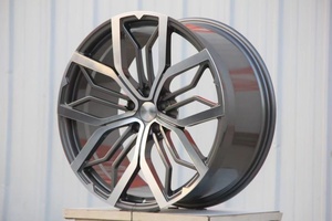 Rines de Aleación de Aluminio para Automóvil de 18 19 <span class=keywords><strong>20</strong></span> 21 22 24 Pulgadas, Fondo Plateado con Letras Rojas para Maserati, Gran Oferta - Product Image 3