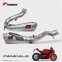 Sistema de Escape Completo Forsound a Precio de Fábrica para Ducati Panigale V4 V4S, Silenciador de Titanio Bajo el Chasis, 2019-2024