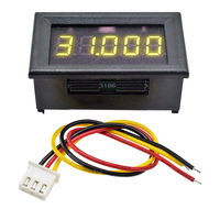 Voltmètre numérique à affichage LED 0.36 pouces DC 0-33V 0.36 "panneau compteur de tension haute précision à 5 chiffres pour voiture moto Volt Teste