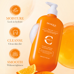 <span class=keywords><strong>Gel</strong></span> douche BIOAQUA à la vitamine C, marque privée OEM, parfumé 24h, 500 ml, nettoyant hydratant pour le bain, pour améliorer la <span class=keywords><strong>peau</strong></span> terne - Product Image 2