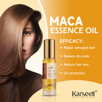 Karseell Huile essentielle de maca de haute qualité Huile de soin capillaire naturelle pure pour la croissance des cheveux
