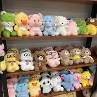 Peluche Anime Mignonne de 17-25 cm pour Machine à Pinces, Vente en Gros, Nouveauté, Jouet en Peluche Animal en Tissu