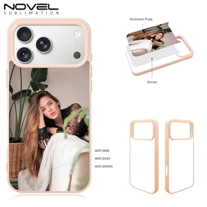 Tự làm Trống Tùy Chỉnh 2D TPU thăng hoa điện thoại trường hợp điện thoại di động bìa với bên trong đổ cho <span class=keywords><strong>Iphone</strong></span> 17/17air/17pro/17 Pro Max - Product Image 3