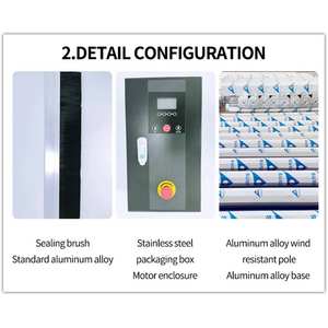 Portes rapides en PVC adaptées à une utilisation comme volets roulants flexibles étanches et isolants thermiquement dans la logistique portuaire - Product Image 3