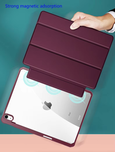 Kenke étui pour <span class=keywords><strong>Apple</strong></span> <span class=keywords><strong>iPad</strong></span> Pro 12.9 4e 5e 3e <span class=keywords><strong>génération</strong></span> avec support mince Pu Smart support à trois volets housse de protection pour tablette - Product Image 6