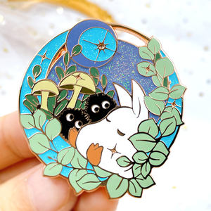 Pins <span class=keywords><strong>de</strong></span> solapa personalizados <span class=keywords><strong>de</strong></span> metal chapado en <span class=keywords><strong>oro</strong></span> con esmalte duro, diseño propio, económicos, estilo antiguo, moderno, lindo, con forma <span class=keywords><strong>de</strong></span> <span class=keywords><strong>huevo</strong></span>, logotipo personalizado, Feng Shui - Product Image 2