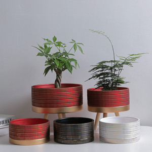 Pots en céramique artistiques festifs pour plantes couvertures de <span class=keywords><strong>Pot</strong></span> de fleur en terre cuite de Noël pour la décoration de jardin - Product Image 5