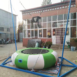 High Quality Factory Direct Sale Single People Inflatable Bungee Jumping Equipment <b>Adult</b> and Children Bungee <b>Trampoline</b> Ride - Product Image 2