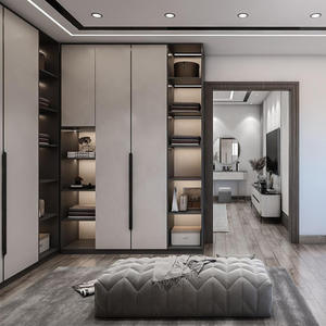 Ensemble de garde-robe de chambre à coucher d'hôtel en plastique minimaliste moderne et durable personnalisé pour l'hôtel et la maison - Product Image 3