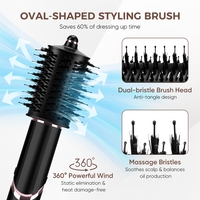Kit Coiffant Multifonctionnel 8-en-1 Chaud : Sèche-Cheveux, Brosse Volumisante, Styler à Air Chaud, Peigne Chauffant – Personnalisable avec Votre Logo