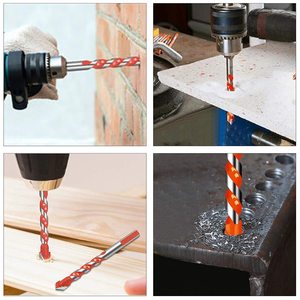 Nanrui Triangular Step Drill Bits Metric Size For Metal Wood Plastic Drilling - Product Image 5