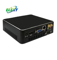 Mini PC Industrial de Doble Núcleo ELSKY NANO4F/NANO5F Intel 4ª Gen Haswell-U DDR3 8GB SSD Nuevo GDDR3 4K/VGA RJ45 LAN Windows/Linux