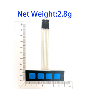 Teclado de Membrana de Matriz 1x4 OKY0272-1, Teclado de 4 Teclas, 1*4 Teclas - Product Image 6