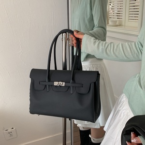 Sac fourre-tout transparent en gelée avec poignée, vente directe usine, élégant, grande capacité, pour femme, idéal pour l'été et les voyages - Product Image 2