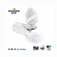 Poudre DTF de haute qualité Winner, polyuréthane blanc TPU, matériau de transfert thermique à chaud pour impression DTF