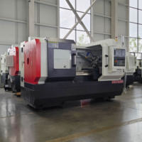 Tour CNC robuste CK6150-1000 avec système FANUC, portée de 500 mm, guides usinés pour le traitement industriel de l'acier