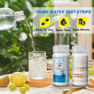 Kit de <span class=keywords><strong>test</strong></span> d'eau potable, kit de <span class=keywords><strong>test</strong></span> d'eau de robinet et de puits pour la dureté, le plomb, le fer, le cuivre, le chlore, le fluorure - Product Image 6