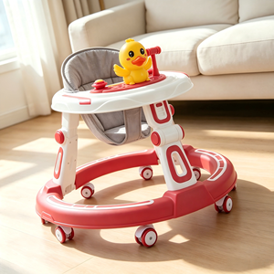 Trotteur pliable en plastique anti-jambes en O et anti-retournement, jouet éducatif léger pour bébés de 6 à 18 mois - Product Image 5