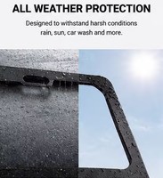 FENGYUNJIA Cadre de plaque d'immatriculation en alliage d'aluminium anti-corrosion, logo personnalisé, norme australienne AU-1, accessoires automobiles en gros