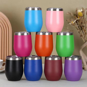 OEM/ODM จัดส่งภายใน 2-7 วัน แก้วน้ำสแตนเลสเก็บความร้อน/เย็น ดีไซน์มินิมอล ขนาด 12 ออนซ์ สำหรับกลับไปโรงเรียน - Product Image 1