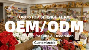 Bouquet di <span class=keywords><strong>Fiori</strong></span> Misti all'Uncinetto Fatti a Mano per Decorazioni Casa, Ufficio, Matrimoni e Feste - Vendita all'Ingrosso dalla Cina - Product Image 3