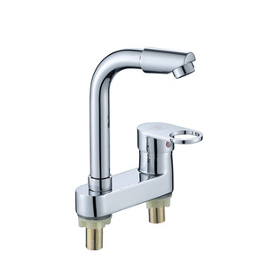 Grifo de Cocina Monomando de Sobremesa con Válvula de Cerámica, Rotación de 360 Grados, Estilo Tradicional - Product Image 3