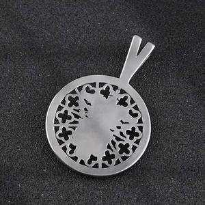 Collar de hombre de acero inoxidable con colgante de calavera vintage, corona de piedra negra, estilo punk, antiguo, retro, gótico - Product Image 5