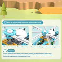 Bloques de Construcción Educativos y Científicos 52 en 1, Bloques de Construcción con Programación de Aplicaciones, Ladrillos de Ingeniería STEAM para Manualidades